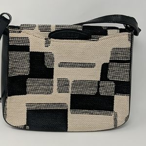 Principe Made in Italy Black And White Mini Purse